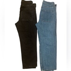 Bundle of Hollister Men's Straight Jeans in Black and Blue - BRAND NEW!!!!